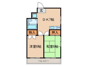 メゾン住吉の物件間取画像